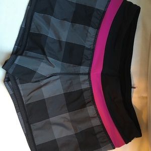 Lululemon Gingham Shorts